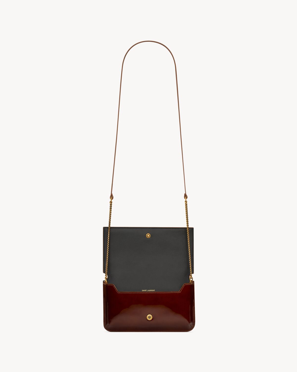 YSL Cassandre Phone Case in Patent Leather - Image 3